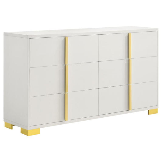 Marceline - 6 - Drawer Dresser Dressers by Coaster Fine Furniture - Walls Furniture & Mattress