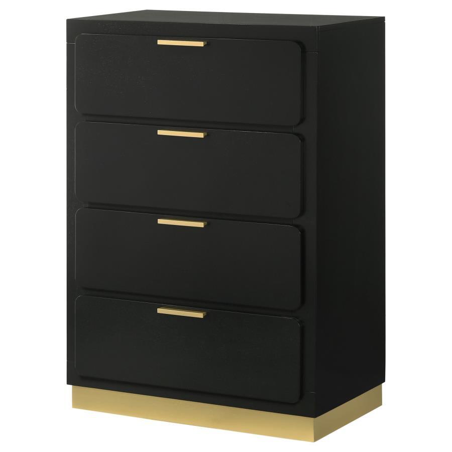 Caraway - 4 - Drawer Bedroom Chest Accent Chests by Coaster Fine Furniture - Walls Furniture & Mattress