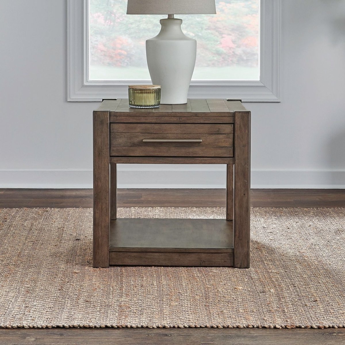 Broadmore - Drawer End Table - Brown End Tables by Liberty Furniture - Walls Furniture & Mattress