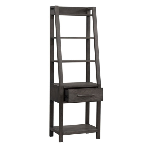Modern Farmhouse - Leaning Bookcase Standard Bookcases by Liberty Furniture - Walls Furniture & Mattress