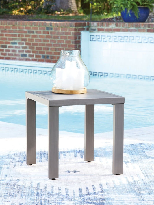 Half Moon Beach - Square End Table - Gray End Tables by Signature Design by Ashley® - Walls Furniture & Mattress