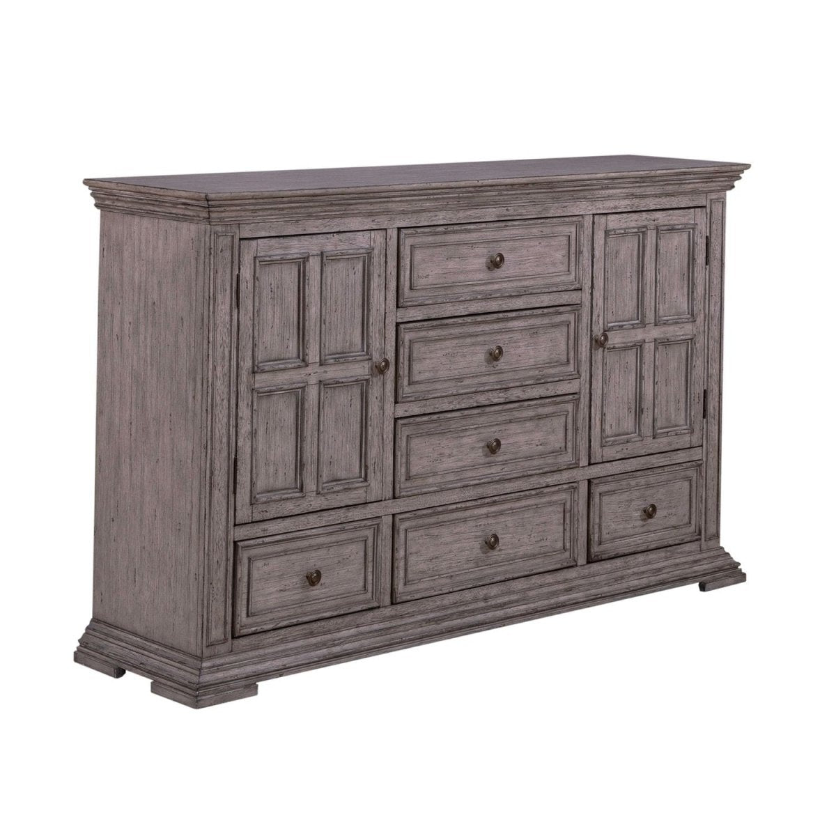 Big Valley - 2 Door 6 Drawer Dresser Dressers by Liberty Furniture - Walls Furniture & Mattress