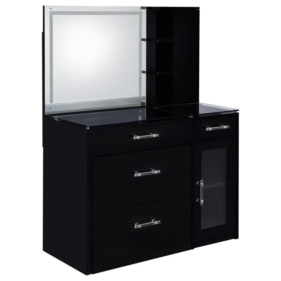 Flora - 2 - Drawer Vanity Set With LED Mirror Vanity Sets by Coaster Fine Furniture - Walls Furniture & Mattress