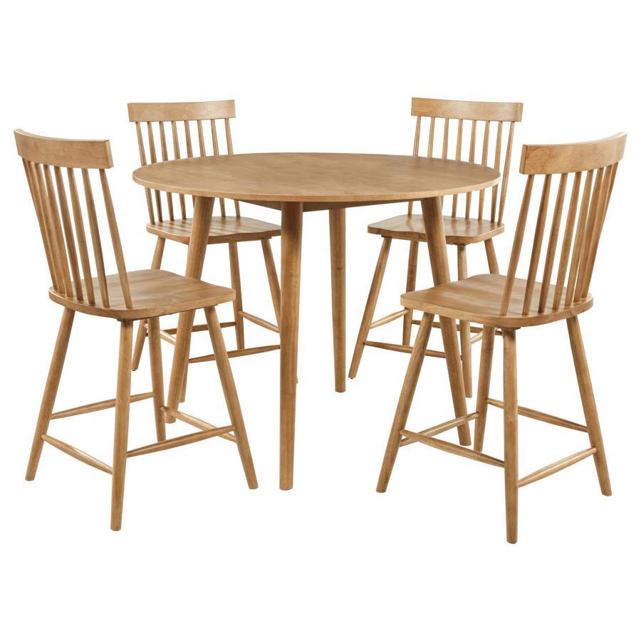 Andrews - Round Counter Dining Set 5 Piece Dining Room Sets by Coaster Fine Furniture - Walls Furniture & Mattress