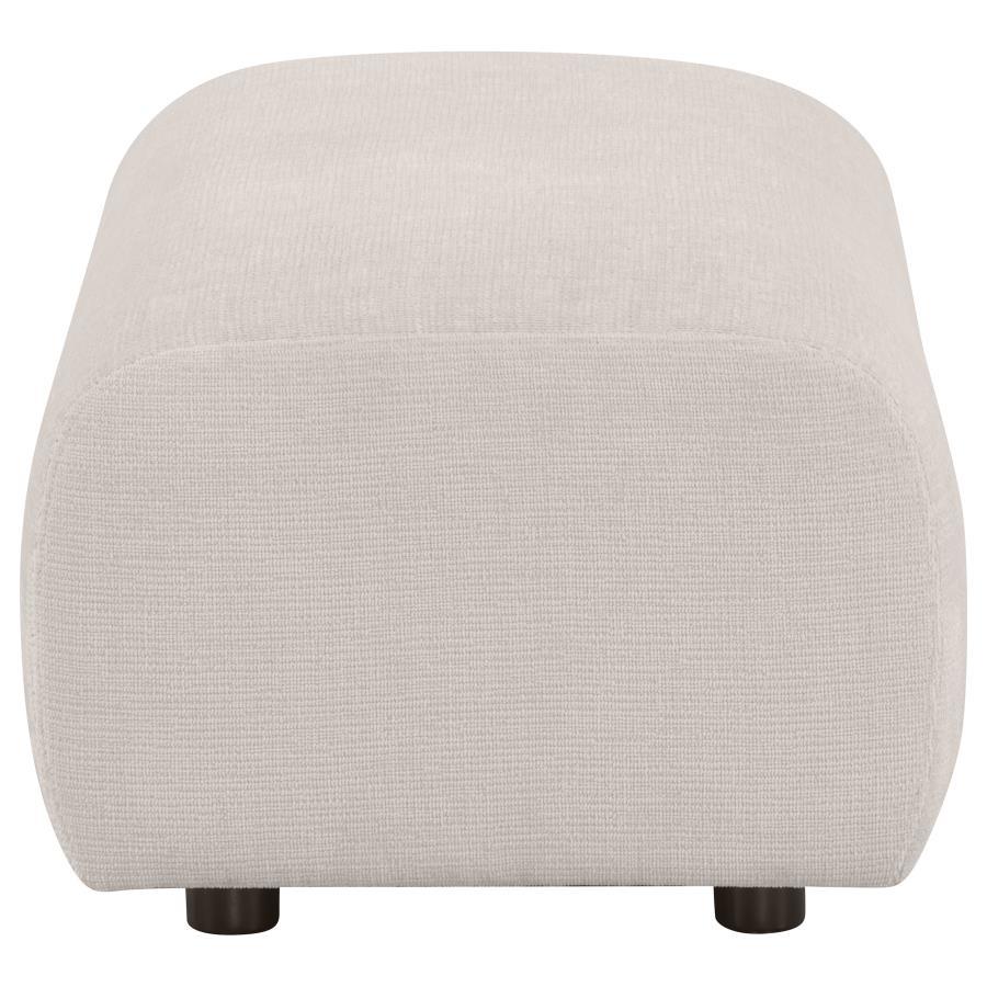 Burnett - Chenille Upholstered Ottoman Upholstered Ottomans by Coaster Fine Furniture - Walls Furniture & Mattress
