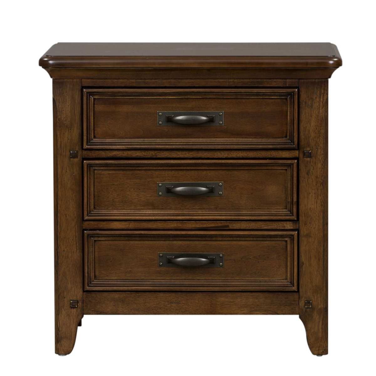 Saddlebrook - Nightstand - Dark Brown Accent Nightstands by Liberty Furniture - Walls Furniture & Mattress