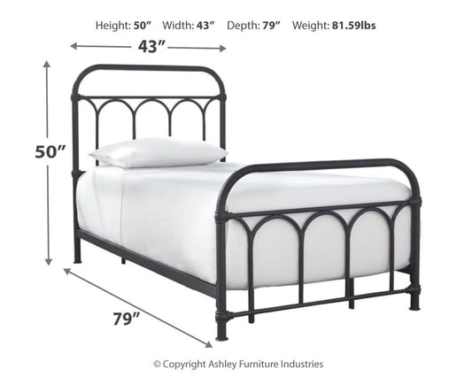 Nashburg - Arch Bed Panel Beds by Signature Design by Ashley® - Walls Furniture & Mattress