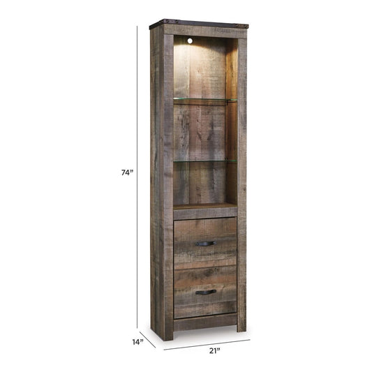 Trinell - Pier - 2-drawers - Brown Piers by Signature Design by Ashley® - Walls Furniture & Mattress