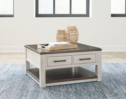 Darborn - Lift Top Cocktail Table - Gray / Brown Cocktail Tables by Signature Design by Ashley® - Walls Furniture & Mattress