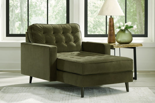 Reveon Lakes - Olive - Chaise Chaises by Ashley® - Walls Furniture & Mattress