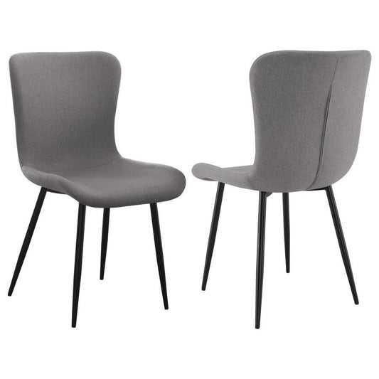 Horizon - Upholstered Dining Side Chair (Set of 2) - Taupe Chair Sets by Coaster Fine Furniture - Walls Furniture & Mattress
