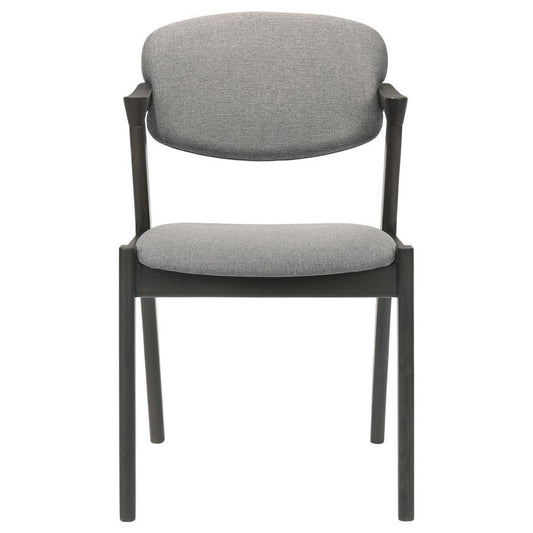 Stevie - Padded Wood Dining Arm Chair (Set of 2) - Black Chair Sets by CoasterEssence - Walls Furniture & Mattress