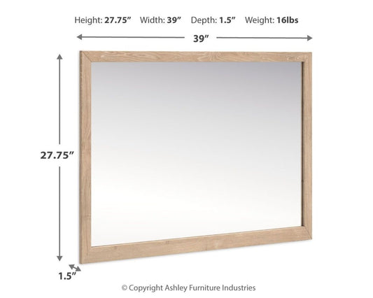Cielden - Bedroom Mirror - Tan Mirrors by Signature Design by Ashley® - Walls Furniture & Mattress