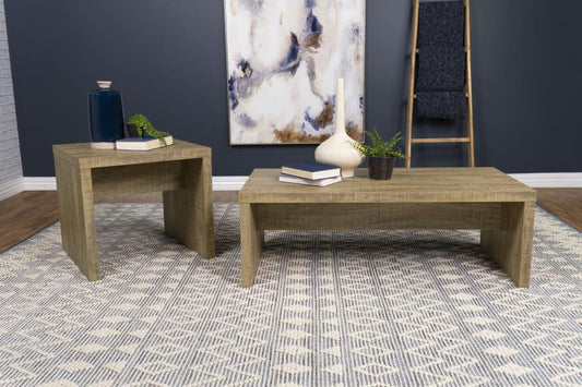 Lynette - Rectangular Coffee Table Set Table Sets by Coaster Fine Furniture - Walls Furniture & Mattress