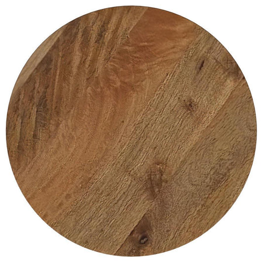 Aureo - Round Solid Wood Accent Side Table - Wild Honey Side Tables by Coaster Fine Furniture - Walls Furniture & Mattress