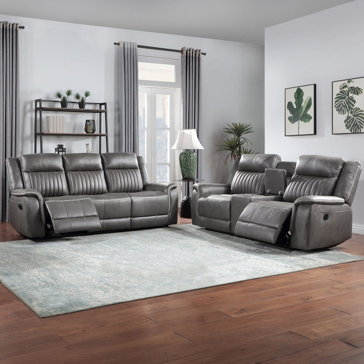 Enzo - Sofa Set Reclining Sofas & Loveseats by New Classic - Walls Furniture & Mattress