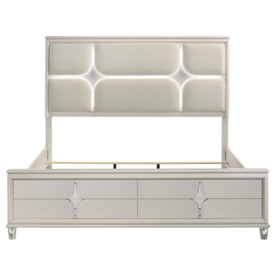 Olivia - Panel Bed LED Headboard Panel Beds by Coaster Fine Furniture - Walls Furniture & Mattress