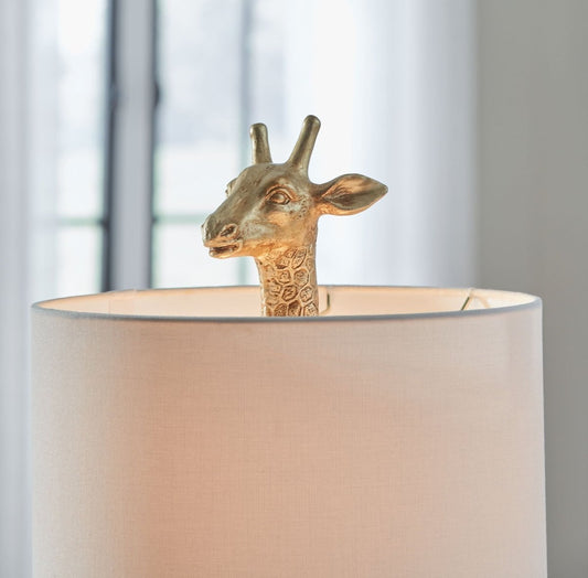 Ferrison - Poly Table Lamp - Gold Finish Table Lamps by Signature Design by Ashley® - Walls Furniture & Mattress