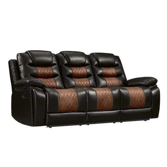 Nikko - Sofa With Dual Recliner Reclining Sofas by New Classic - Walls Furniture & Mattress
