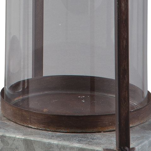 Diedrick - Lantern Set (Set of 2) - Gray / Black Lanterns by Signature Design by Ashley® - Walls Furniture & Mattress