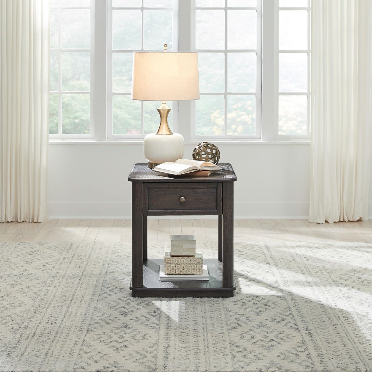 Wallace - End Table - Brown End Tables by Liberty Furniture - Walls Furniture & Mattress