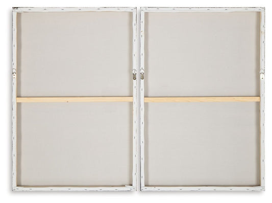 Brockdunn - Wall Art Set (Set of 2) - Tan / Brown Canvas Art Sets by Signature Design by Ashley® - Walls Furniture & Mattress