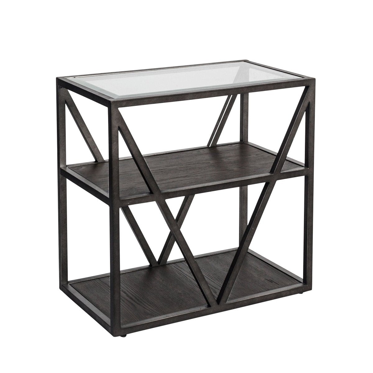 Arista - Chair Side Table - Dark Gray Chair Side Tables by Liberty Furniture - Walls Furniture & Mattress
