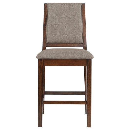 Patterson - Upholstered Counter Chair (Set of 2) - Mango Oak Stool Sets by CoasterEveryday - Walls Furniture & Mattress