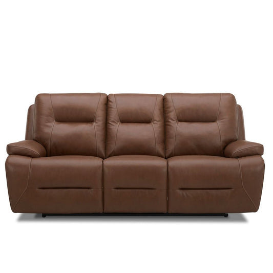 Cameron - Sofa P3 & ZG - Saddle - Dakota Saddle Leather Reclining Sofas by Liberty Furniture - Walls Furniture & Mattress