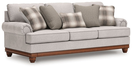 Clearbrooke - Sofa - Sandstone Stationary Sofas by Signature Design by Ashley® - Walls Furniture & Mattress