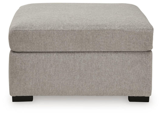 ModMax Luxe - Oversized Accent Ottoman - Flint Accent Ottomans by Benchcraft® - Walls Furniture & Mattress
