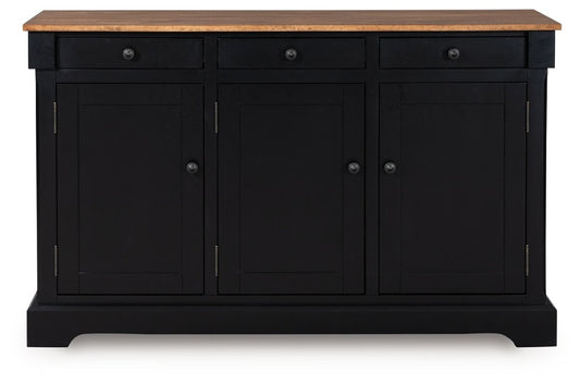 Wildenauer - Brown / Black - Dining Room Buffet Servers by Signature Design by Ashley® - Walls Furniture & Mattress