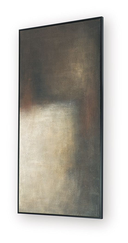 Wernmen - Wall Art - Brown / Rust / Cream Canvas Art by Signature Design by Ashley® - Walls Furniture & Mattress