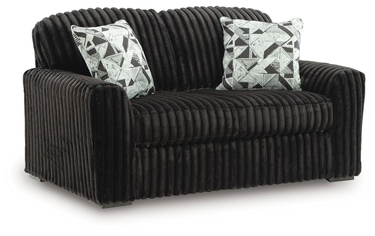 Midnight - Madness - Loveseat Stationary Loveseats by Signature Design by Ashley® - Walls Furniture & Mattress