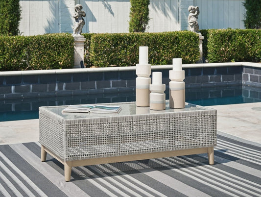 Seton Creek - Rectangular Cocktail Table - Gray Coffee Tables by Signature Design by Ashley® - Walls Furniture & Mattress