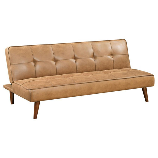Jenson - Upholstered Tufted Convertible Sofa Bed Futon Sofas by Coaster Fine Furniture - Walls Furniture & Mattress