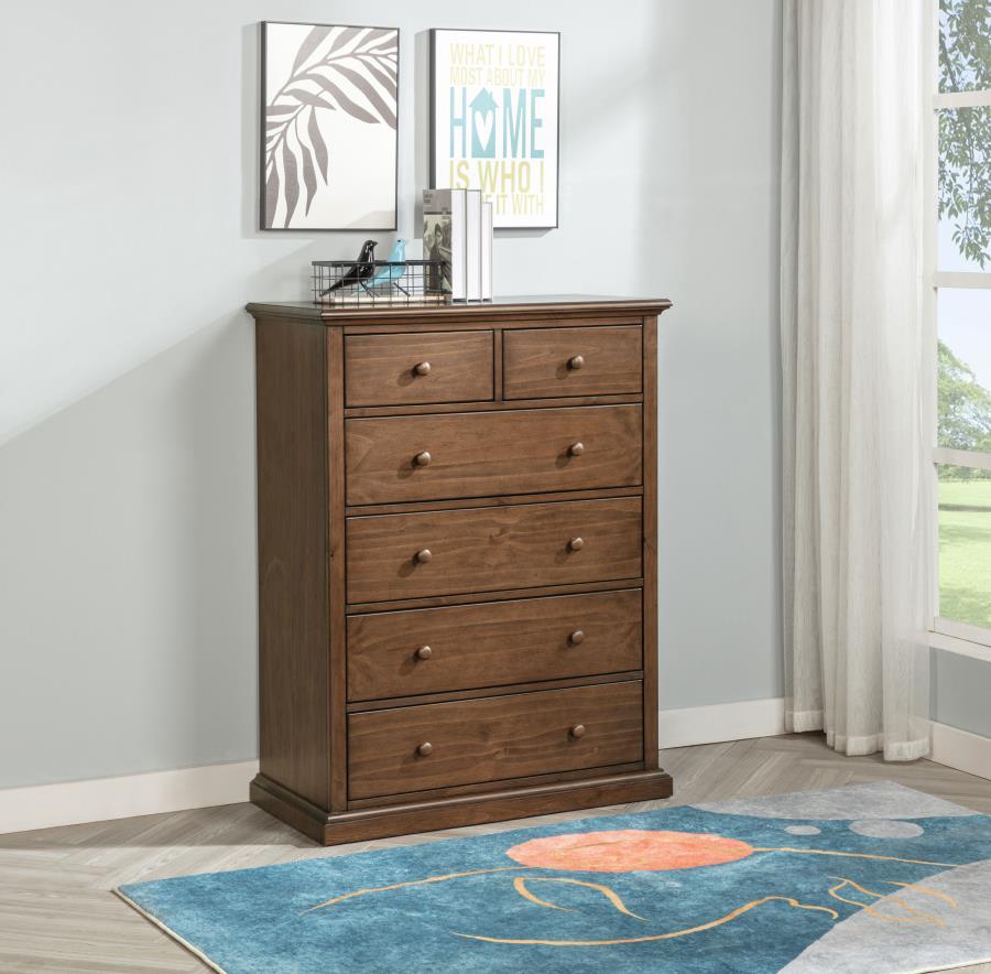 Sumerlin - 6 - Drawer Bedroom Chest Of Drawers Accent Chests by Coaster Fine Furniture - Walls Furniture & Mattress