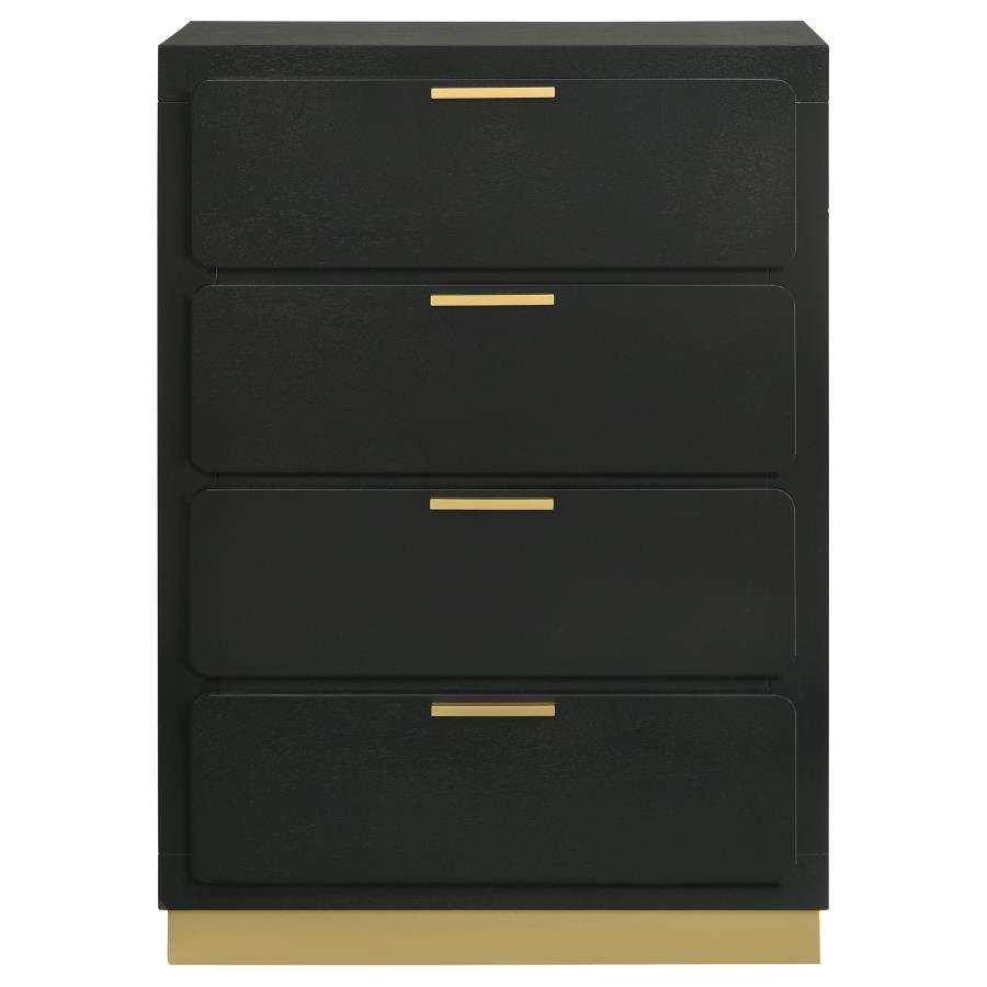 Caraway - 4 - Drawer Bedroom Chest Accent Chests by Coaster Fine Furniture - Walls Furniture & Mattress