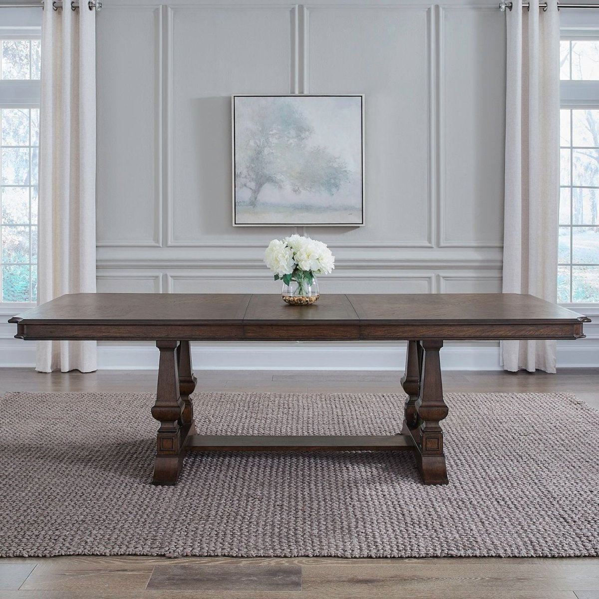 Provence Park - Trestle Table - Brown Dining Tables by Liberty Furniture - Walls Furniture & Mattress