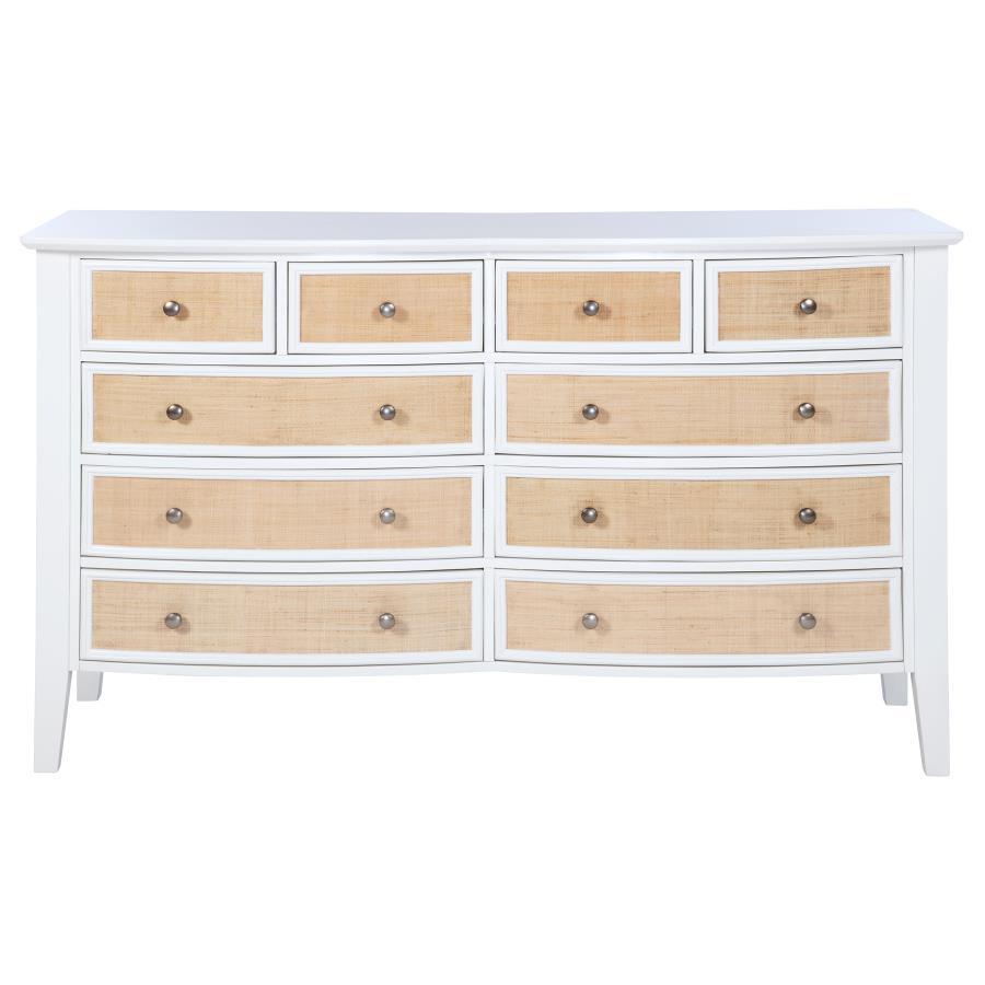 Bexhill - 10 - Drawer Dresser Dressers by Coaster Fine Furniture - Walls Furniture & Mattress