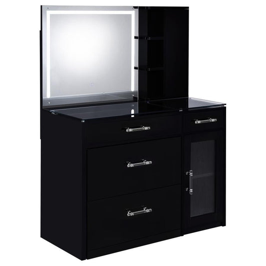 Flora - 2 - Drawer Vanity Set With LED Mirror Vanity Sets by Coaster Fine Furniture - Walls Furniture & Mattress