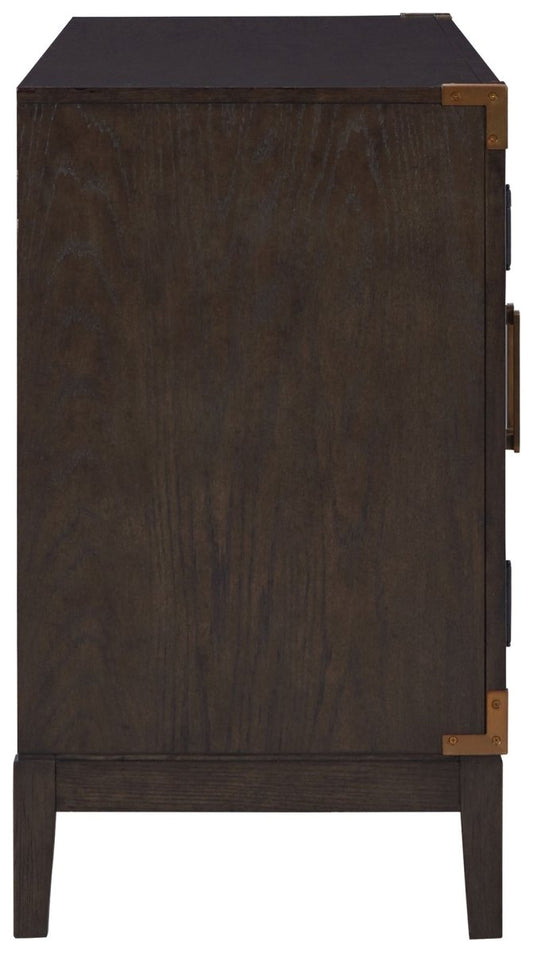 Burkhaus - Dining Room Server - Dark Brown Servers by Signature Design by Ashley® - Walls Furniture & Mattress