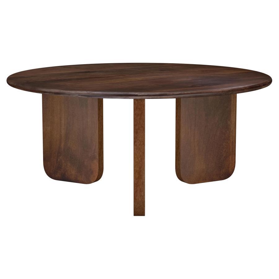 Dale - Round Solid Mango Wood Table End Tables by Coaster Fine Furniture - Walls Furniture & Mattress