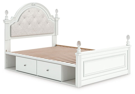 Kozlani - Upholstered Panel Storage Bed Storage Beds by Signature Design by Ashley® - Walls Furniture & Mattress