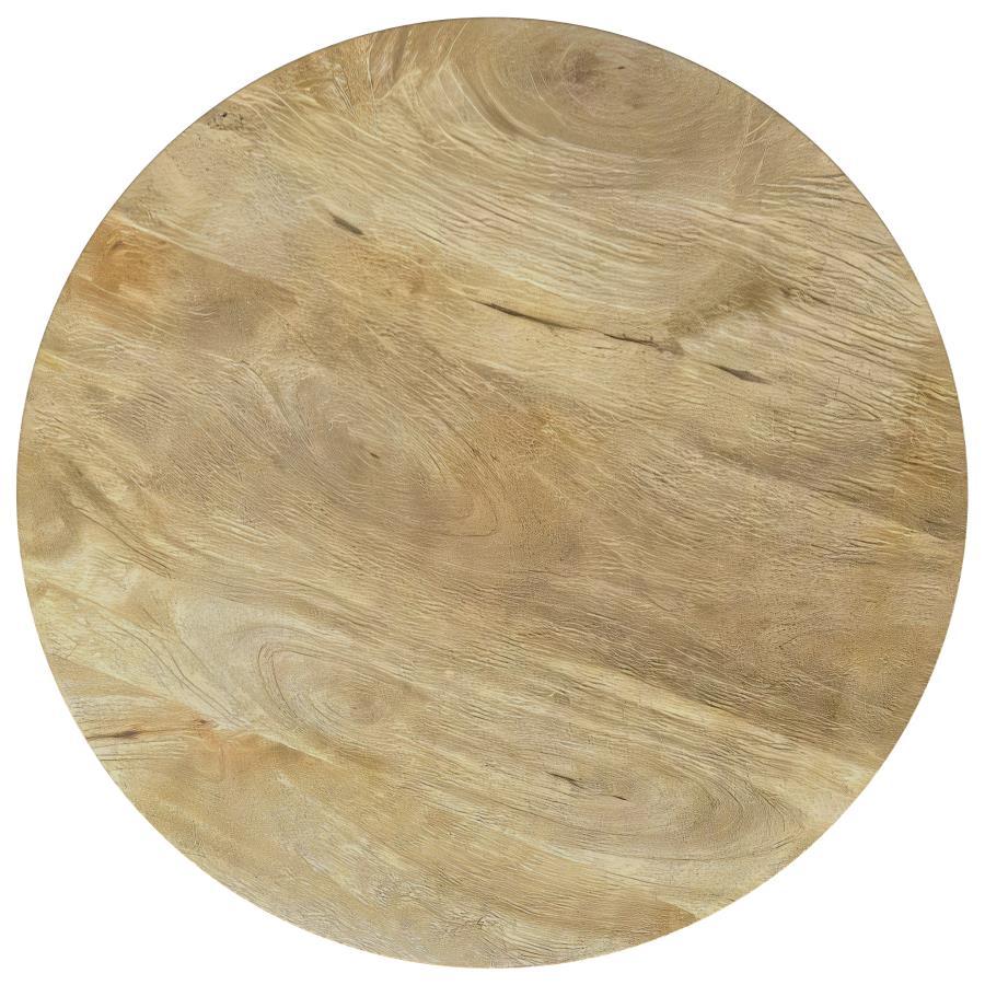Touhy - Round Solid Wood Table End Tables by Coaster Fine Furniture - Walls Furniture & Mattress