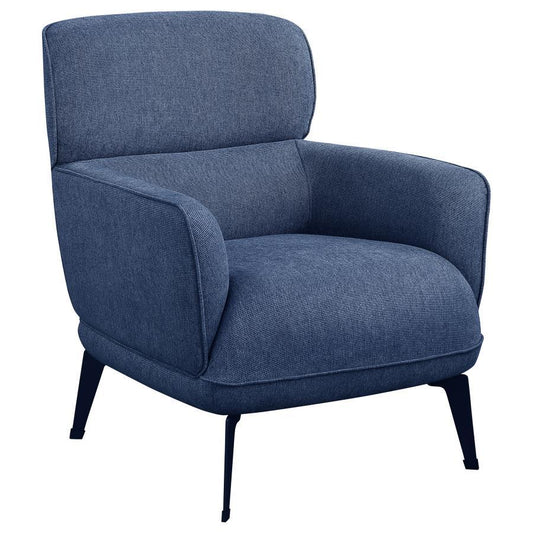 Andrea - Upholstered Crecent Arm Accent Chair Arm Chairs by Coaster Fine Furniture - Walls Furniture & Mattress