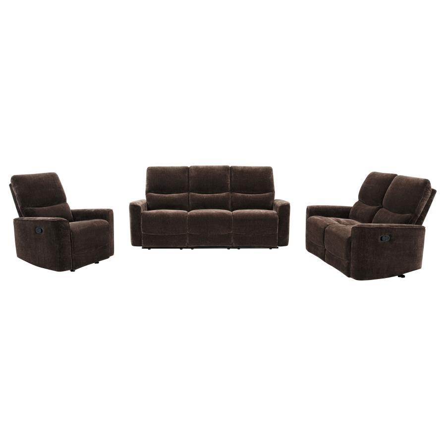 Navarro - Upholstered Reclining Sofa Set Reclining Sofas & Loveseats by Coaster Fine Furniture - Walls Furniture & Mattress
