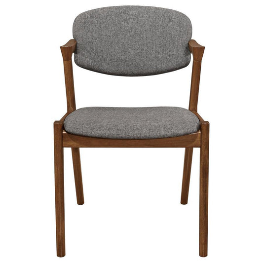 Malone - Padded Wood Dining Arm Chair (Set of 2) - Dark Walnut Chair Sets by CoasterEssence - Walls Furniture & Mattress