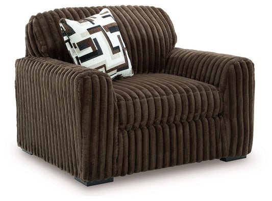 Midnight - Madness - Chair And A Half Arm Chairs by Signature Design by Ashley® - Walls Furniture & Mattress