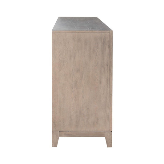 Fireplace TV Consoles - 80" Fireplace TV Console - Light Brown